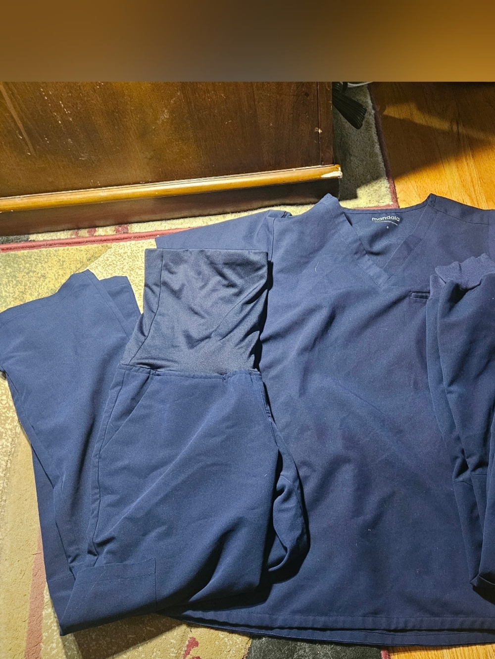 Mandala Medium Maternity Scrubs